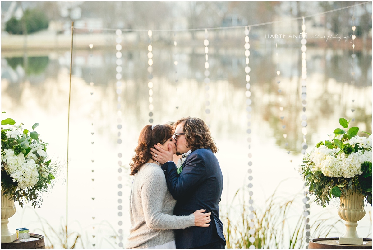 Winter Outdoor Wedding Raleigh photographed