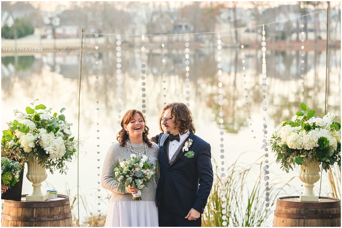 Raleigh Winter Wedding photographer