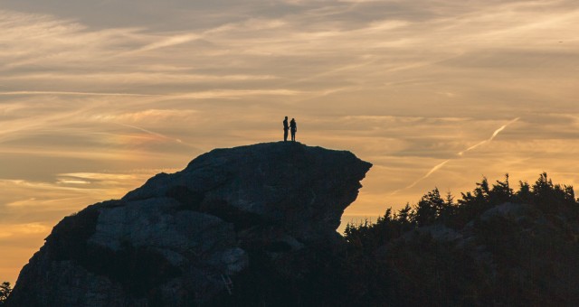 Grayson and Kristen | Grandfather Mountain Backpacking Engagement
