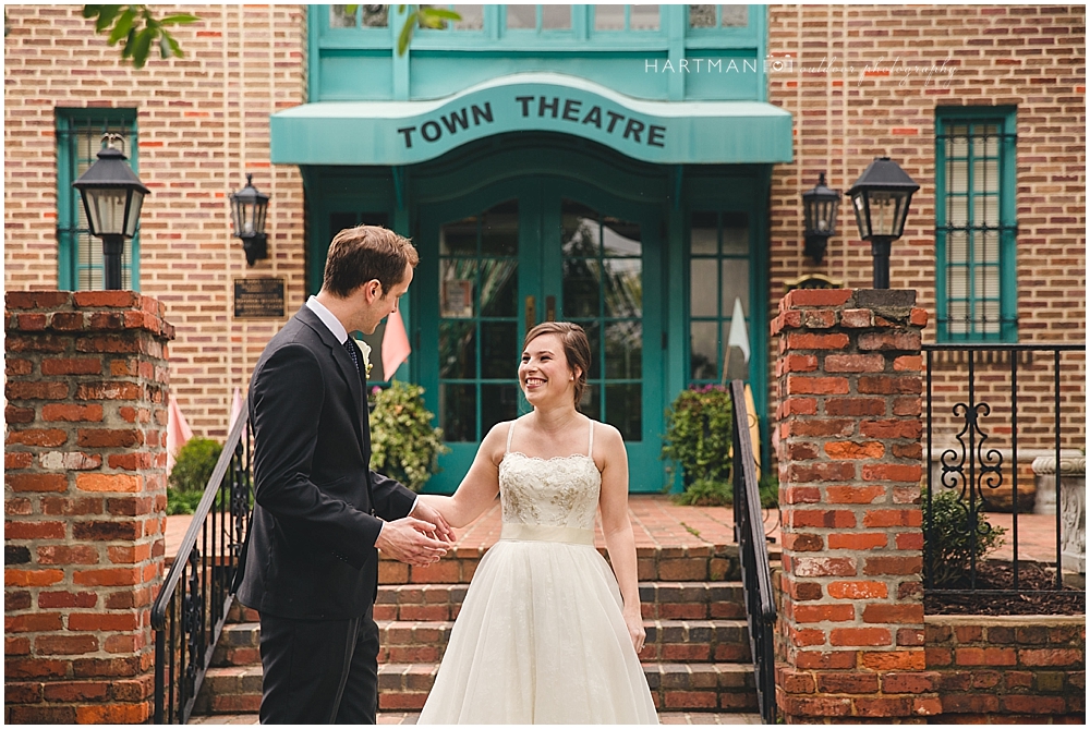 Raleigh Theater Wedding