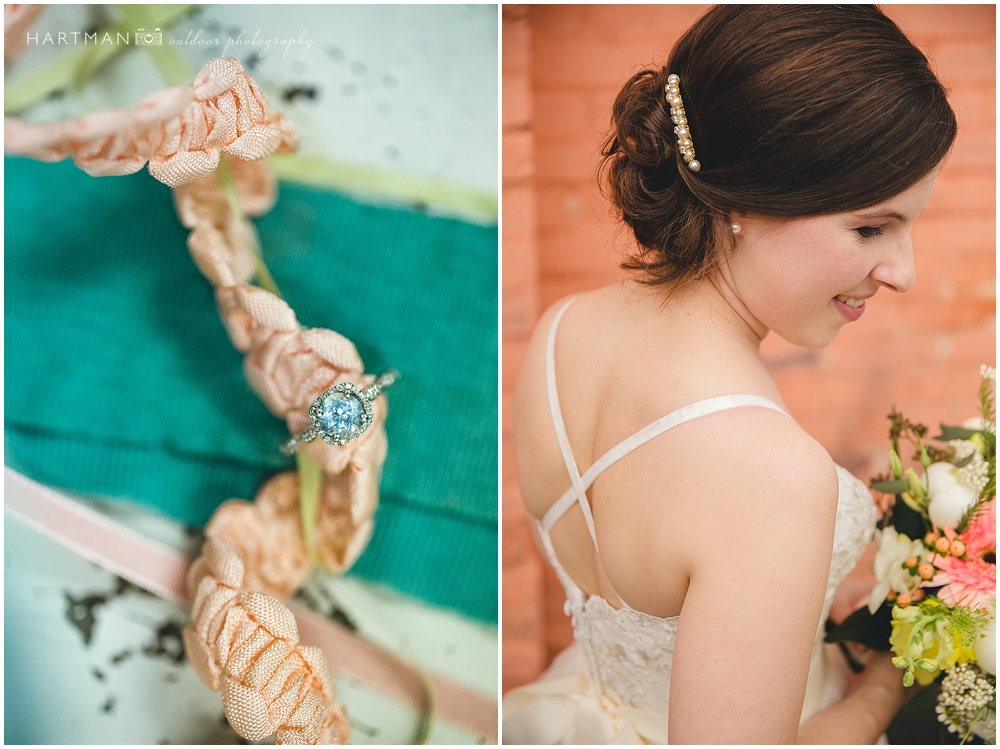 Peach Turquoise Wedding 00723