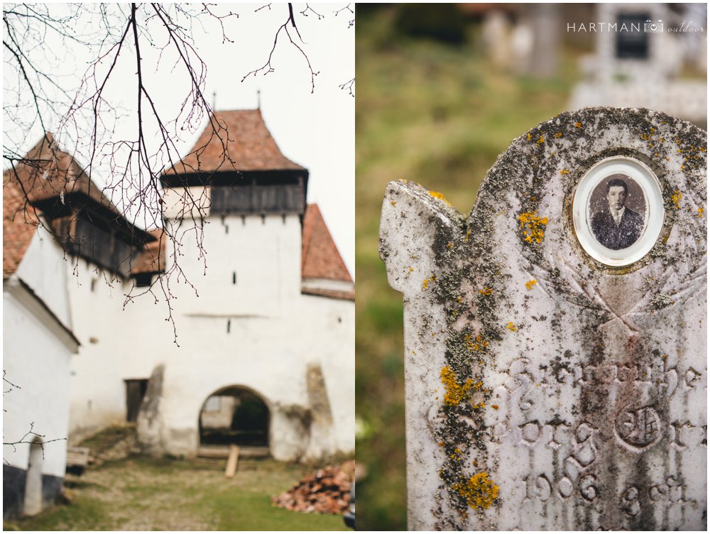 viscri fortified church cemetery