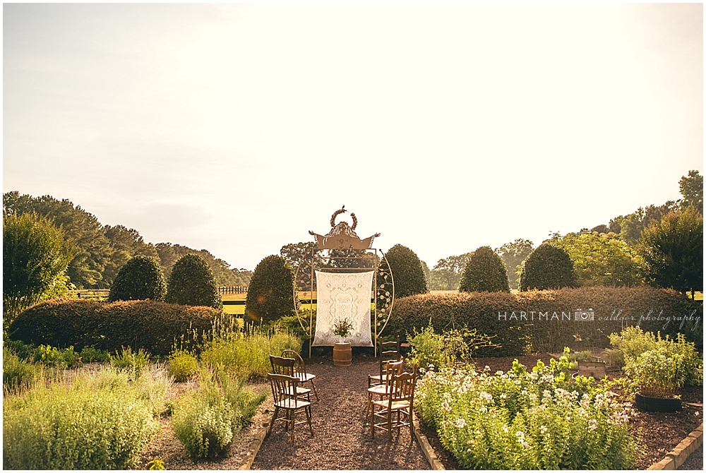 Raleigh Outdoor Garden Wedding