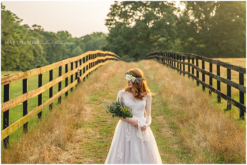 Bride Lavender Flower Crown Raleigh