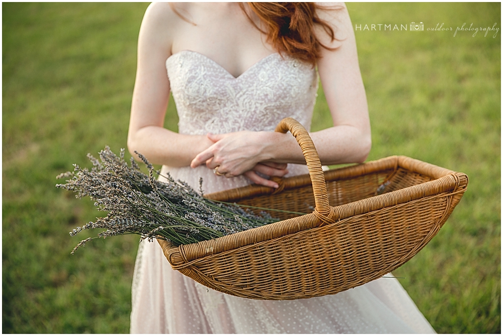 North Carolina Lavender Field Wedding