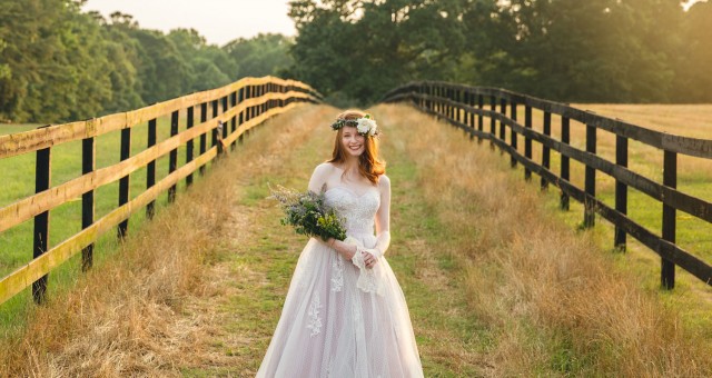 Little Herb House Lavender Themed Bridal Session