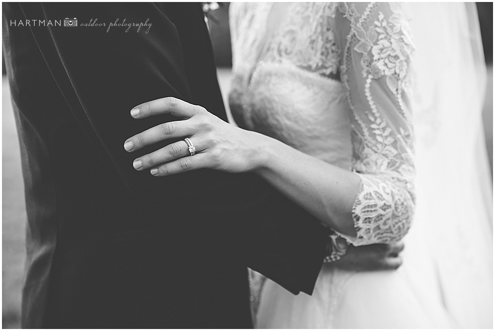 Bride and Groom Intimate Moment