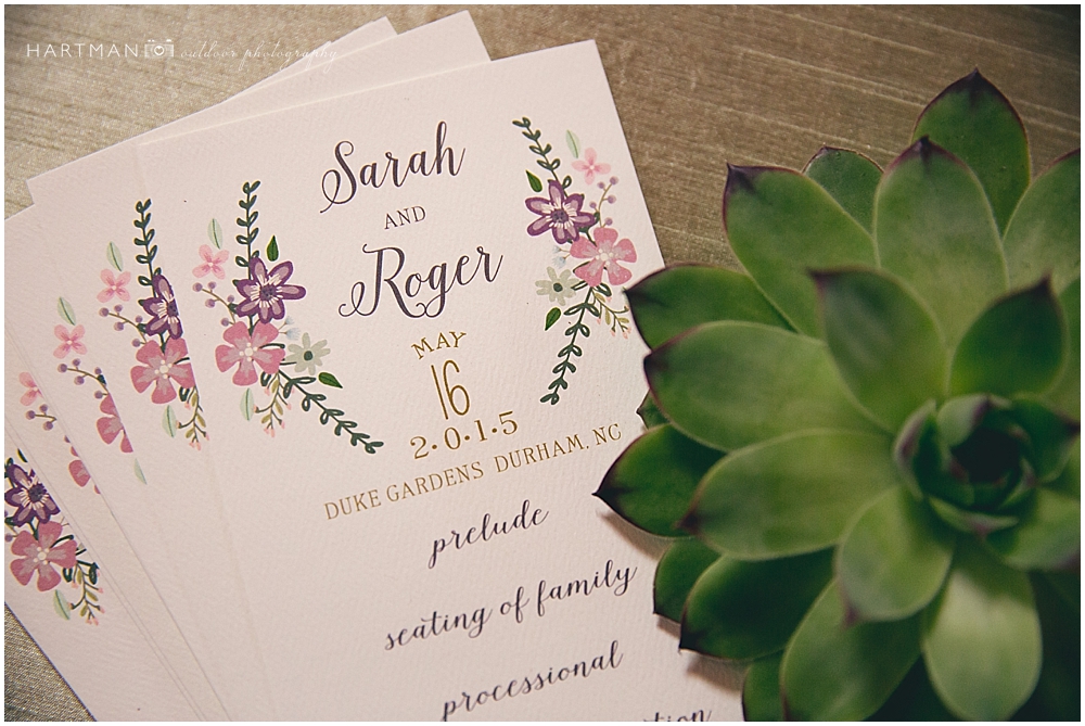 Garden Wedding Invitation