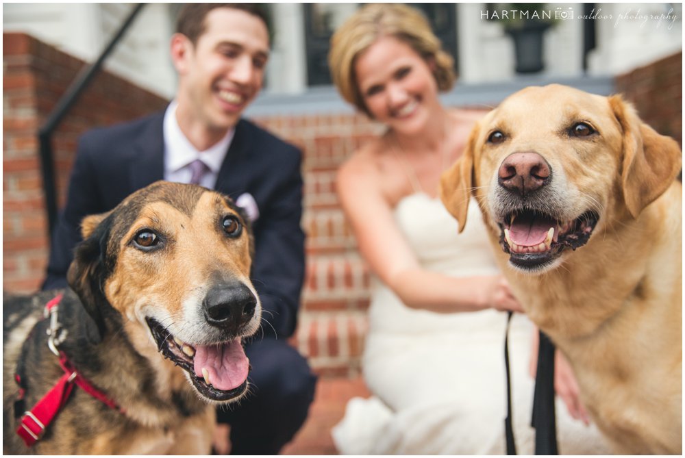 Merrimon Wynne House Wedding with Dogs