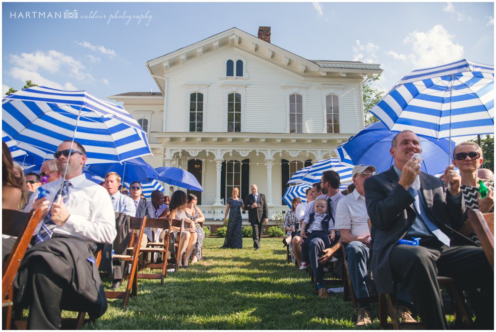 Merrimon Wynne House Summer Outdoor Wedding Ceremony