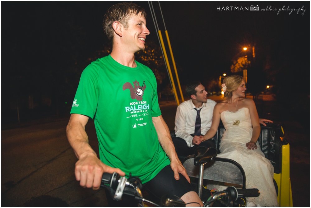 Raleigh Rickshaw Wedding Getaway