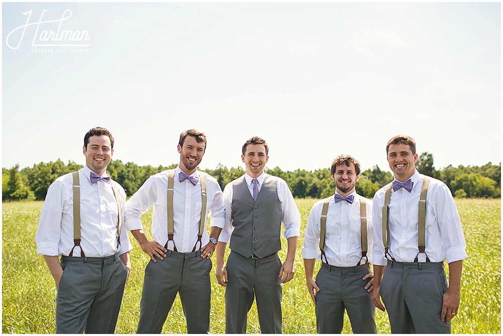 Greensboro Outdoor Wedding in Meadow