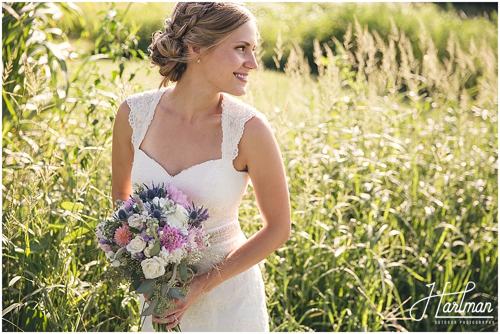 Raleigh Boho Bride bridal portrait