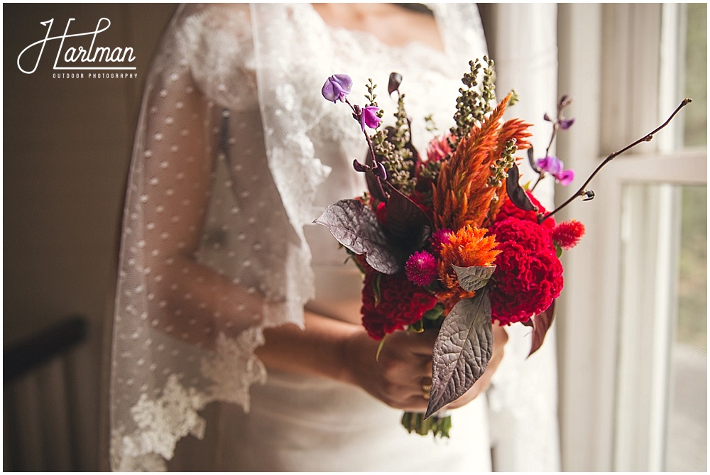 Colorful Vibrant Wildflower bouquet