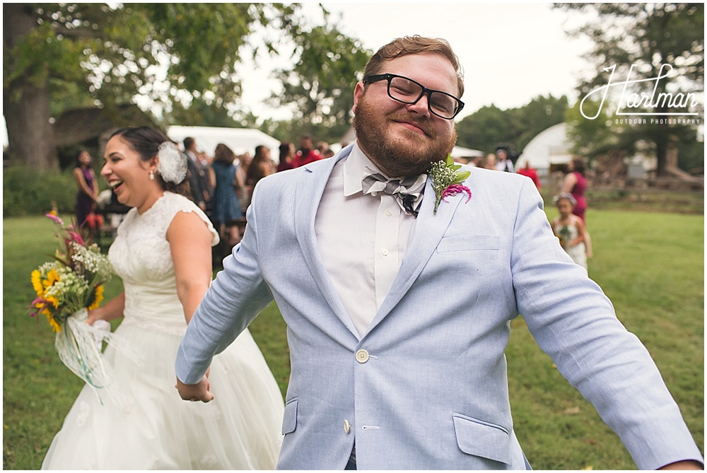 Outdoor Ceremony Celebrity Dairy Wedding 