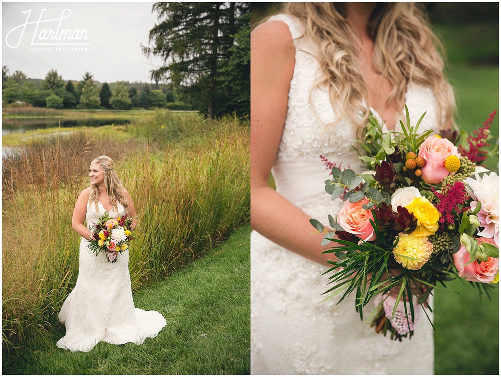 Morton Arboretum bride photos