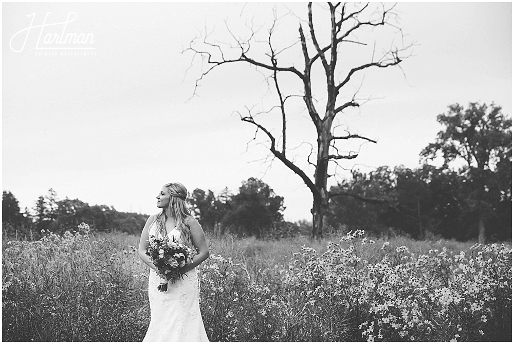 bride bridal portrait Morton Arboretum Wedding 0799