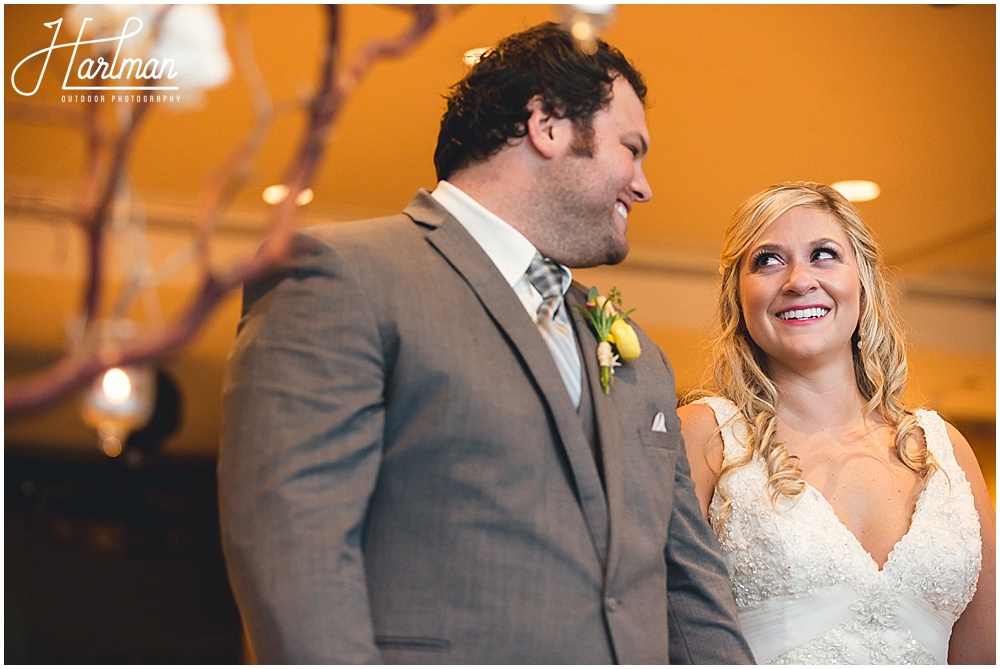 Morton Arboretum Wedding Ceremony in Ginko Room