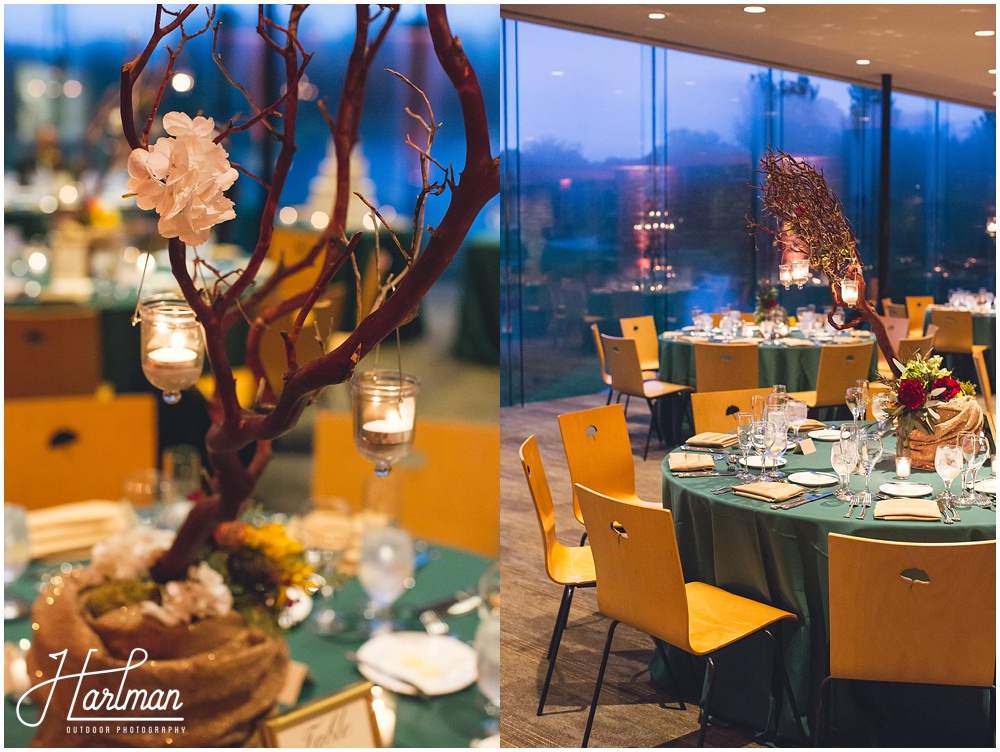 Ginko Room Wedding reception Morton Arboretum