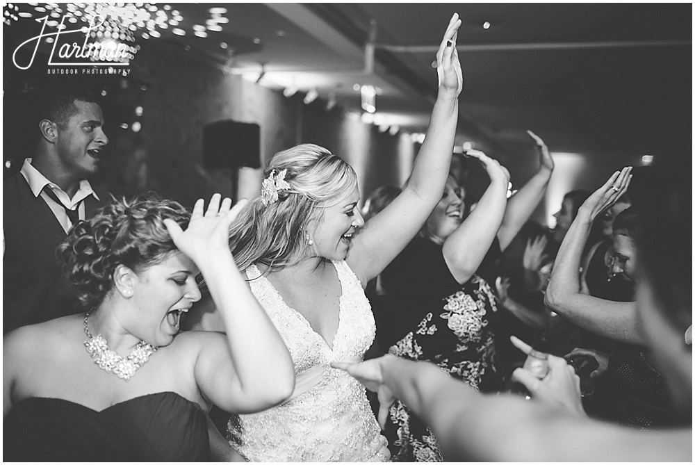 Morton Arboretum Wedding bride dancing