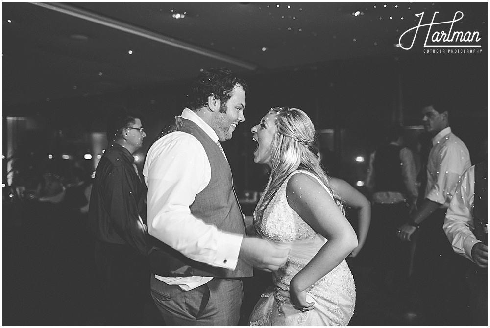 Morton Arboretum Wedding bride and groom dancing