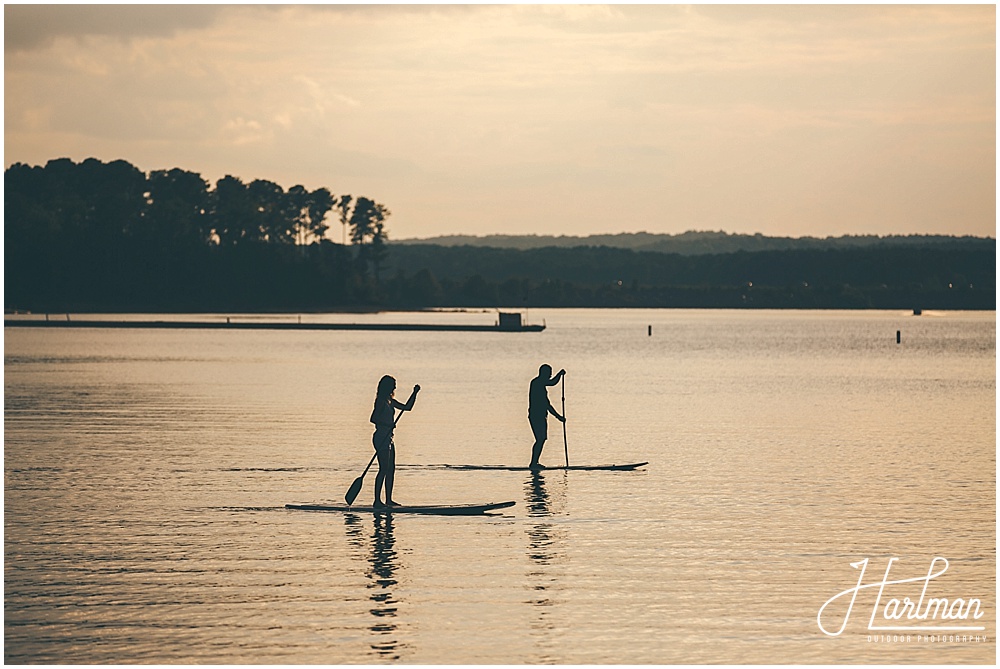 Engagement Session at Jordan Lake