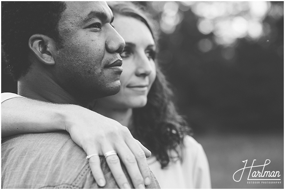 Boho engagement session north carolina