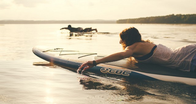 Rachel + Dave | Paddle Board Adventure Session 