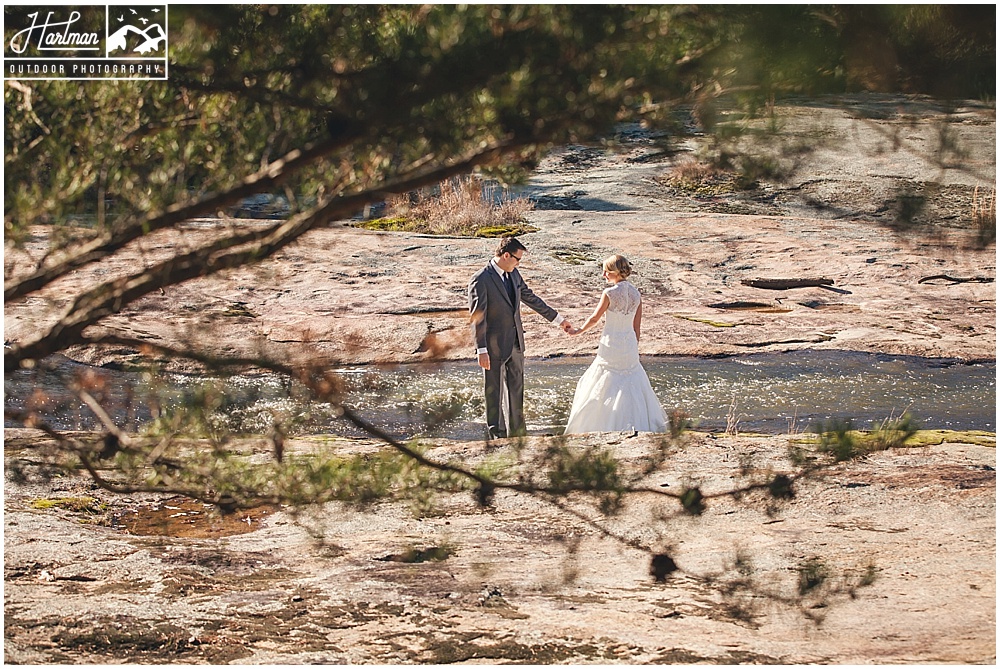 The Mill at Fine Creek First Look Bride Groom