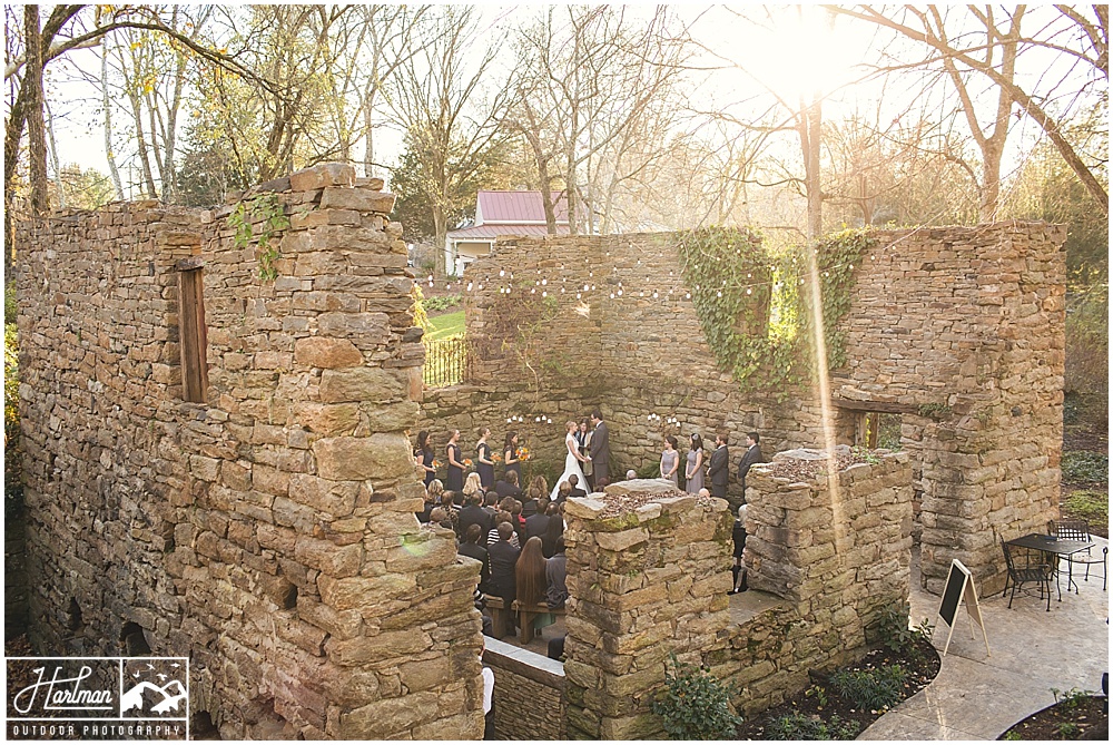 The mill at fine creek ruins