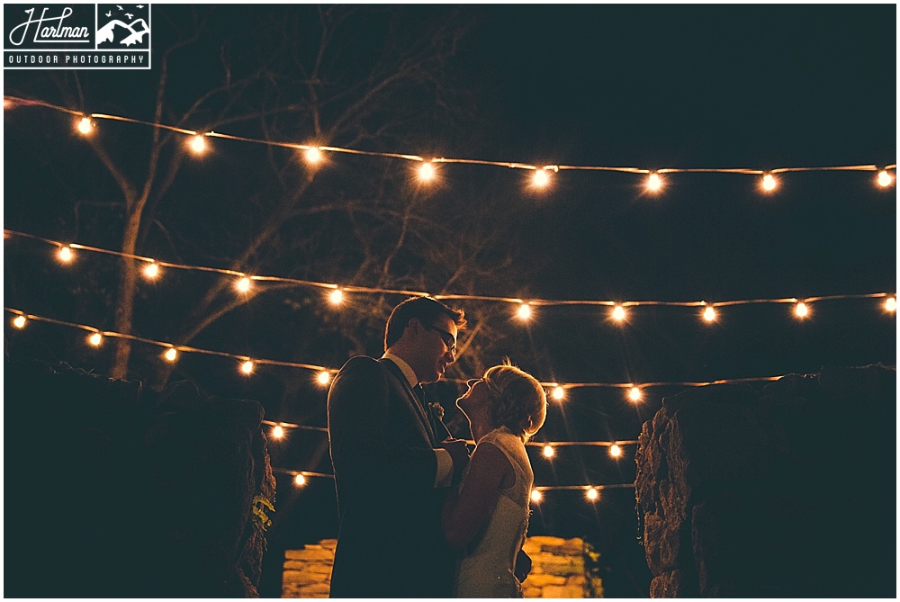 The Mill at Fine Creek Wedding Photos under Market Lights