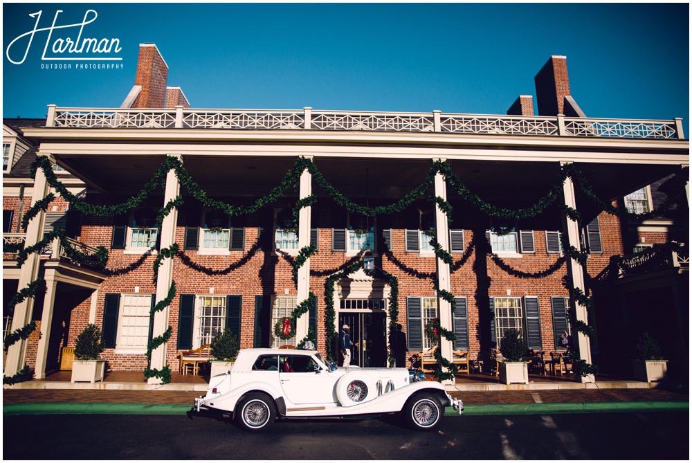 Carolina Inn Winter wedding