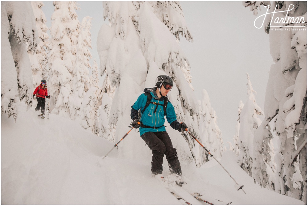 Cascade Mountains Skiing Wedding Elopement_0032