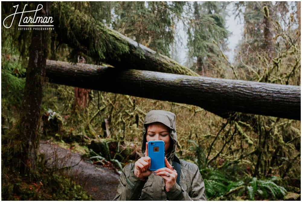 Hoh Rainforest Wedding Engagement Photographer 0189