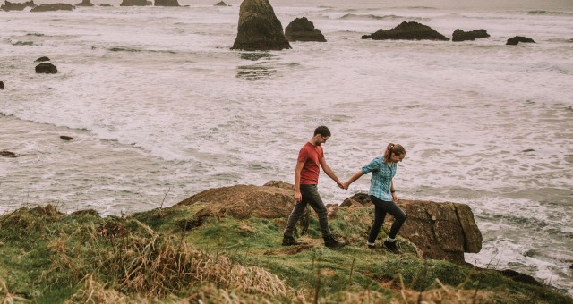 Oceanside Ecola Hike with a Surprise Proposal | Oregon