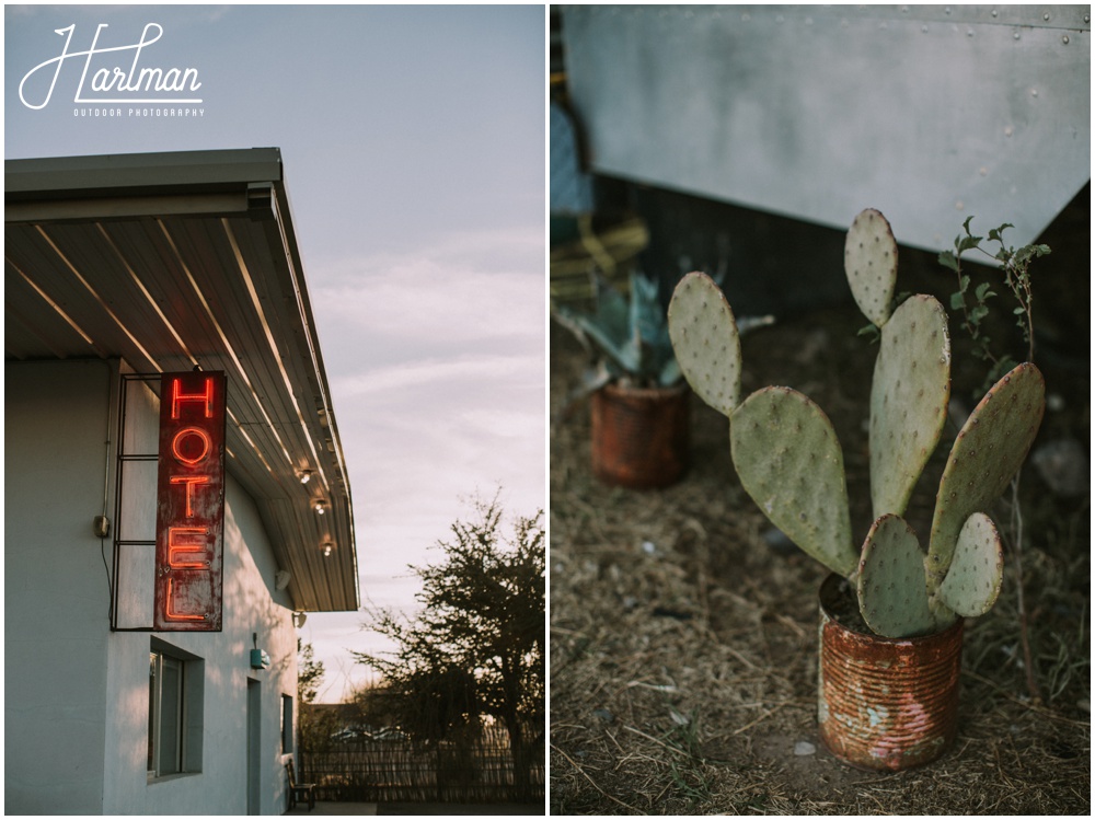 Wedding Thunderbird Hotel Marfa Texas_0008