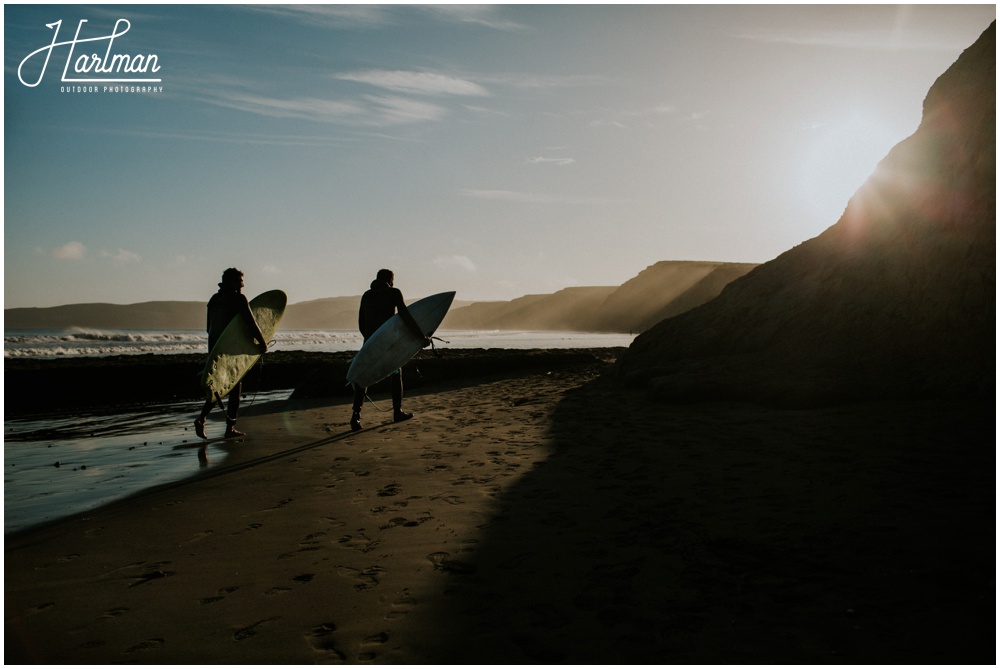 Point Reyes Surfing Engagement Session 051