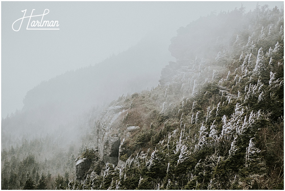 Grandfather Mountain Engagement Elopement Boone NC