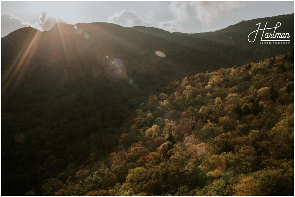 Blue Ridge Mountain Engagement Session Boone, NC _0011