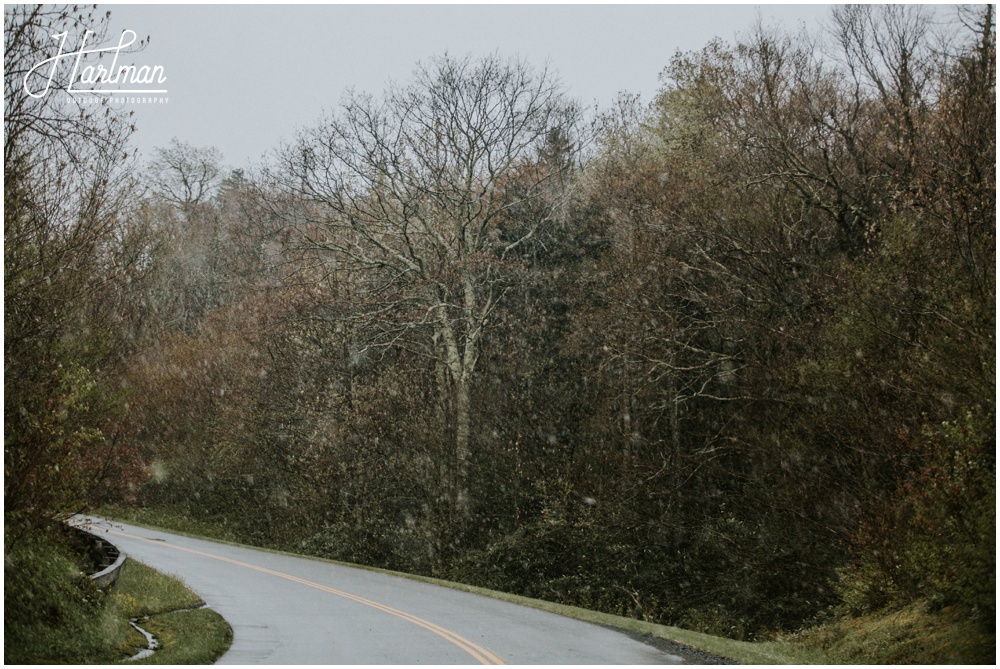 Winter Blue Ridge Parkway Engagement Session _0068