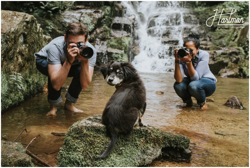 Eastatoe Falls Brevard Engagement Session_0012