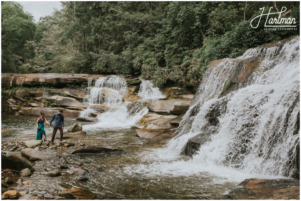 Brevard NC Waterfall Elopement _0018