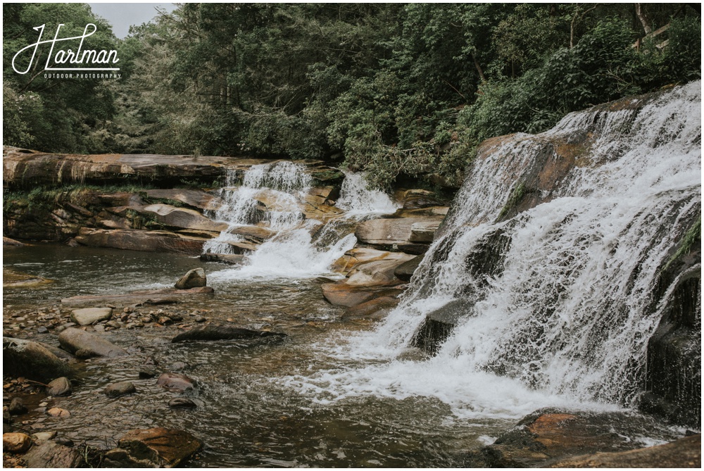 Living Waters Waterfall Engagement Session_0021