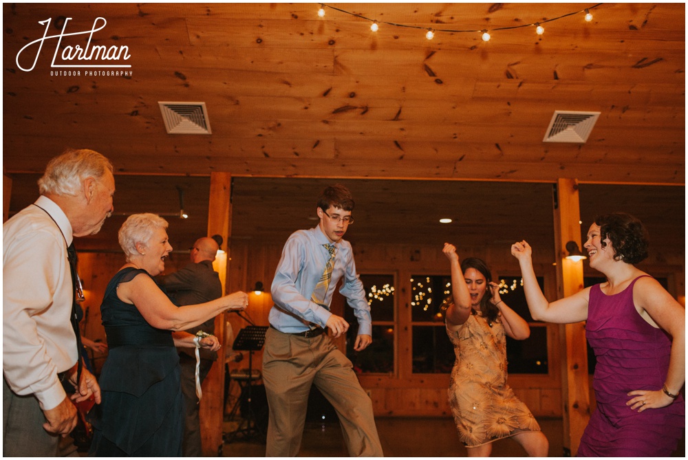 Claxton Farm Wedding Reception in Barn _0099