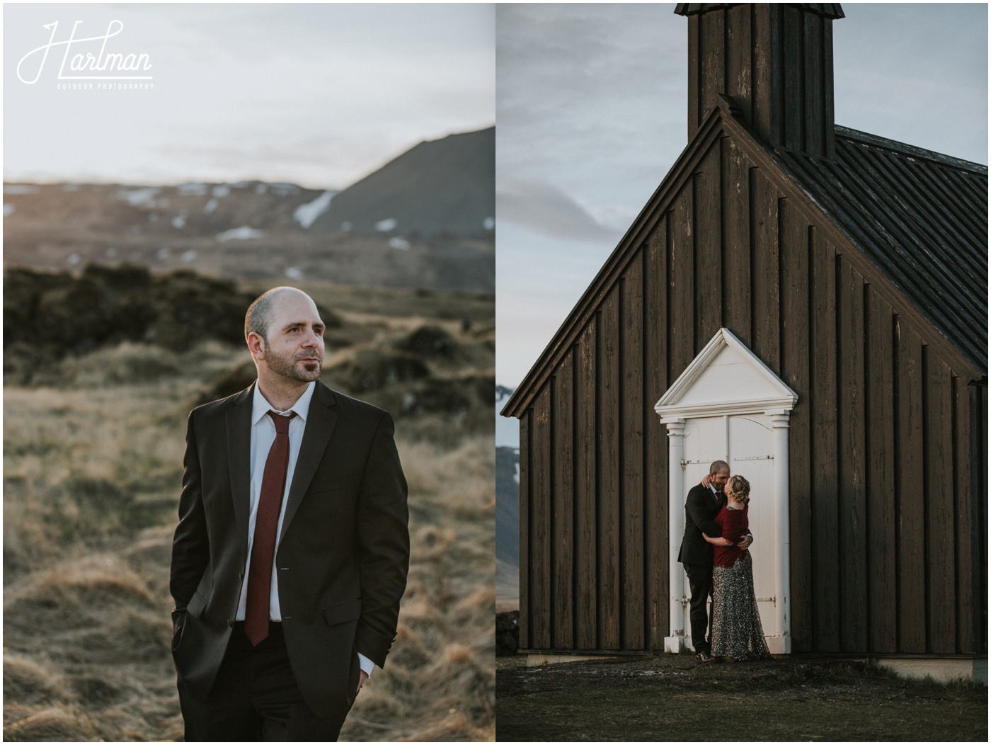 Idyllic Black Church Iceland _0089