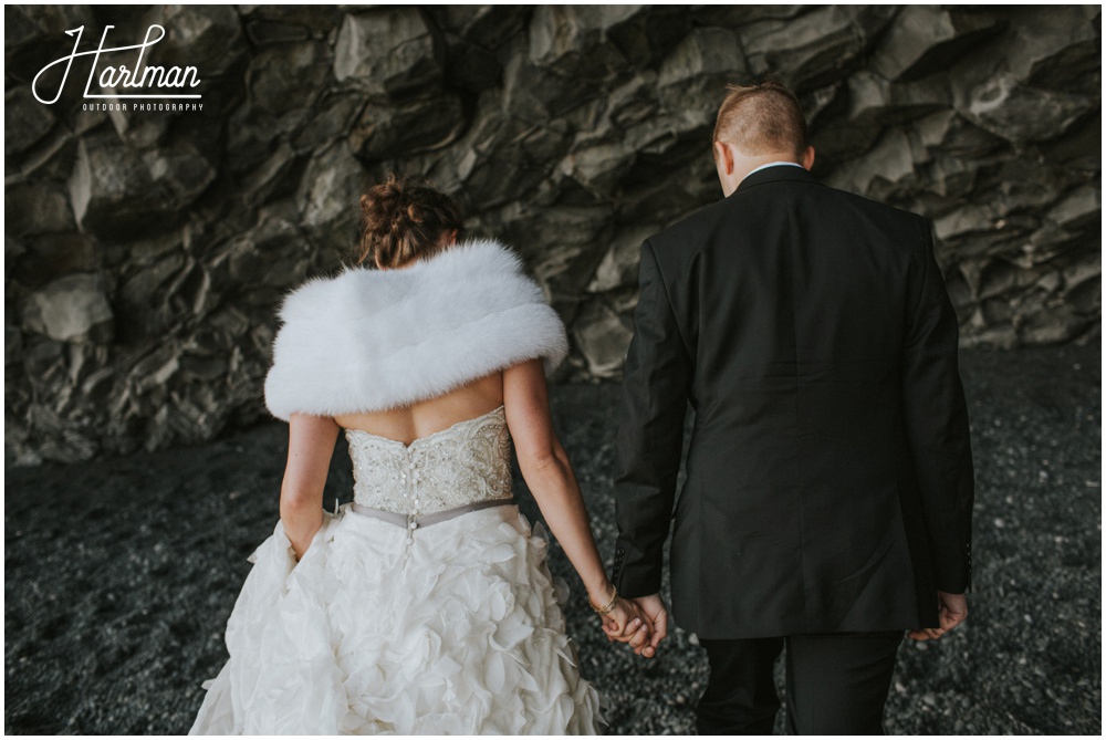 Black Sand Beach Wedding Iceland _0038