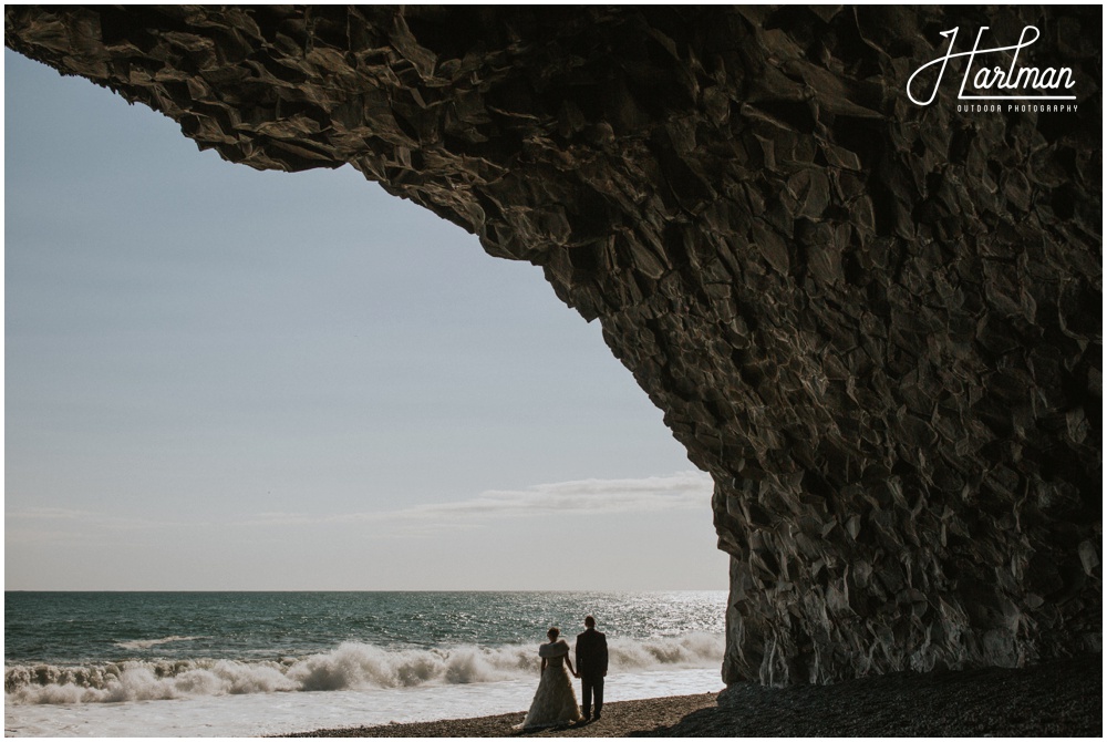 Iceland Black Sand Beach Wedding _0042