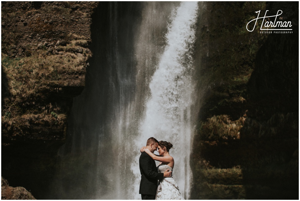 Iceland Waterfall Wedding _0026