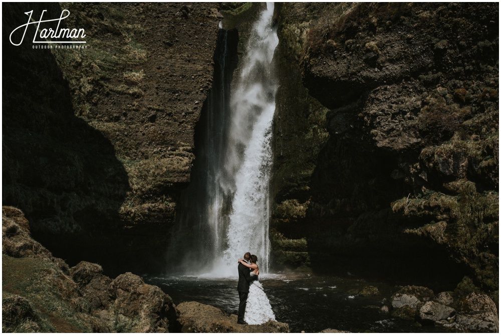 Iceland Waterfall Wedding Photographer _0028