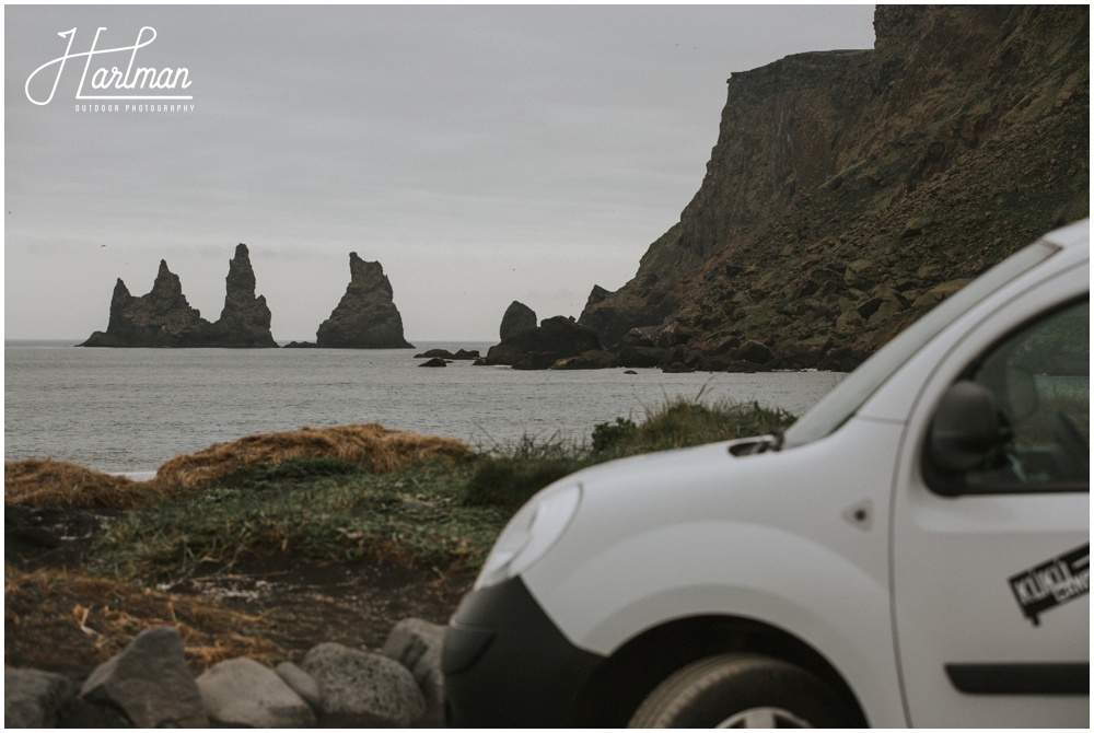  Black Sand Beach Iceland Wedding _0011